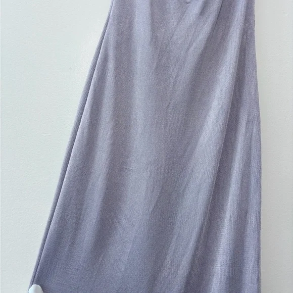 Helsa Revolve Aaliyah Lavender Knit Convertible Halter Backless Maxi Dress Sz M - Picture 9 of 10